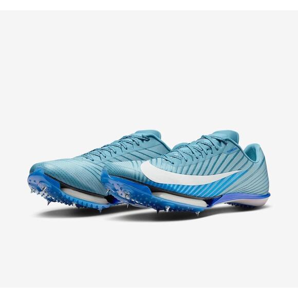 New Men’s Sz 9 Nike Air Zoom Maxfly 2 Denim Turquoise HQ1843-400 - Picture 1 of 7